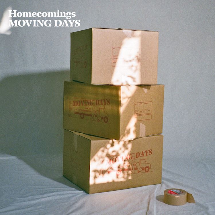 Homecomings メジャーデビューアルバム『Moving Days』通常盤ジャケット