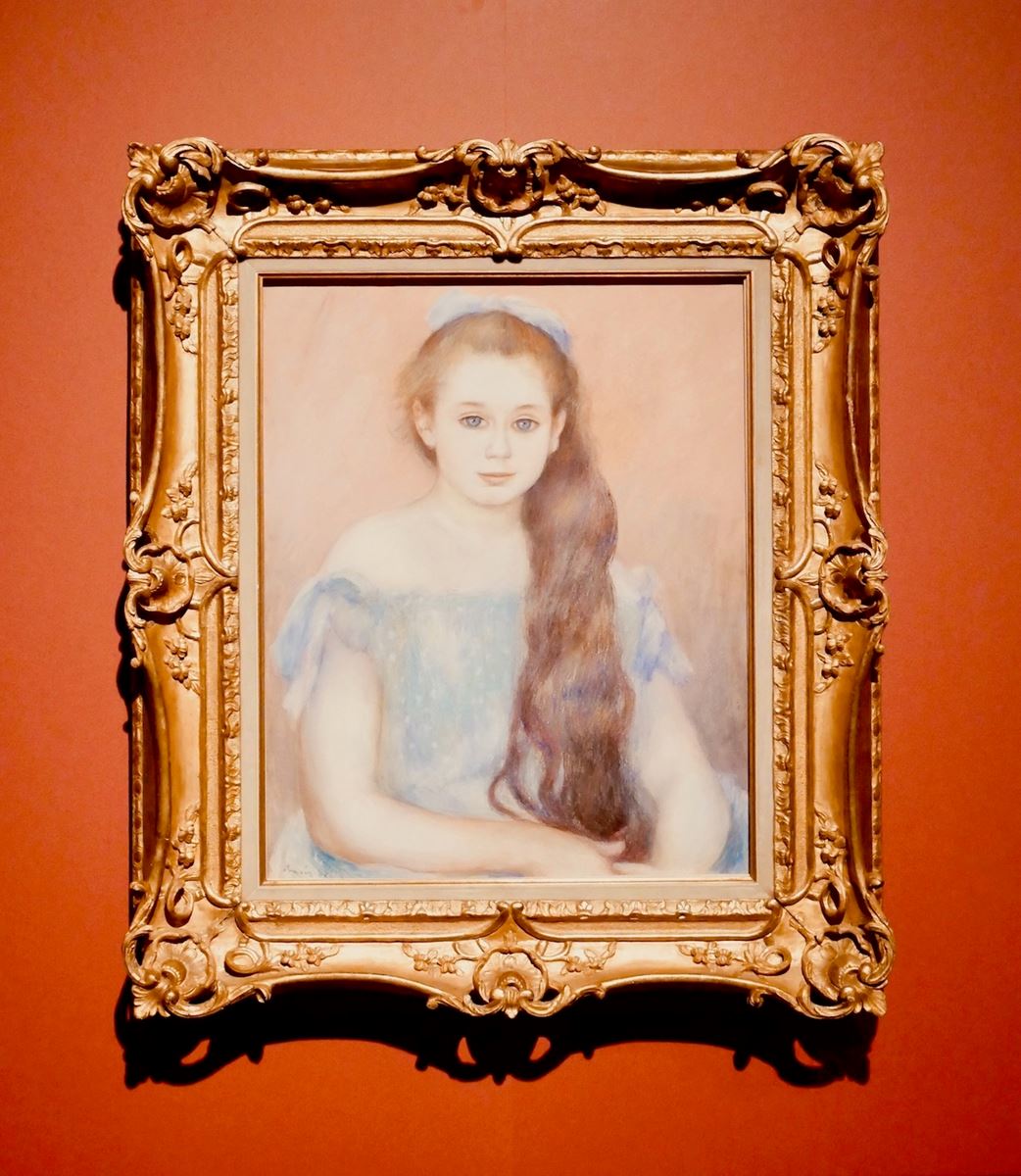 ピエール=オーギュスト・ルノワール《シュザンヌ・アダン嬢の肖像》　1887年　吉野石膏コレクション