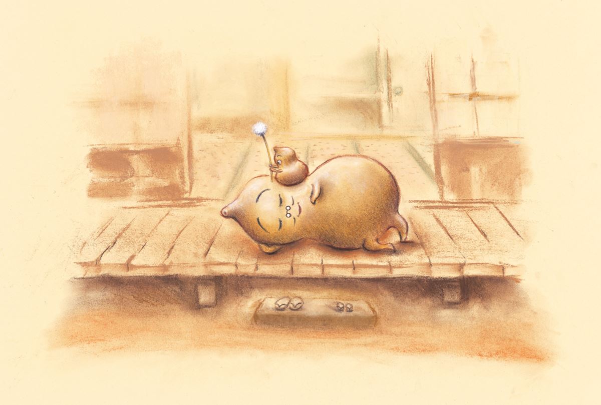 かがくいひろしの世界展』八王子市夢美術館で 「だるまさん」シリーズ