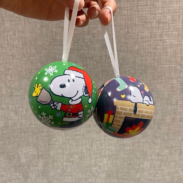 スヌーピー】お部屋が華やぐ両面デザイン「Xmasオーナメント12個セット