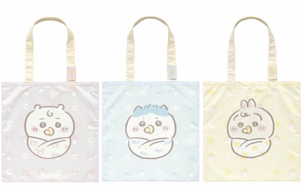 ちいかわベビー)キルティングトートバック　おくるみぬいぐる　セット販売 Chiikawa Baby キルティングトートバッグ』 （ちいかわ