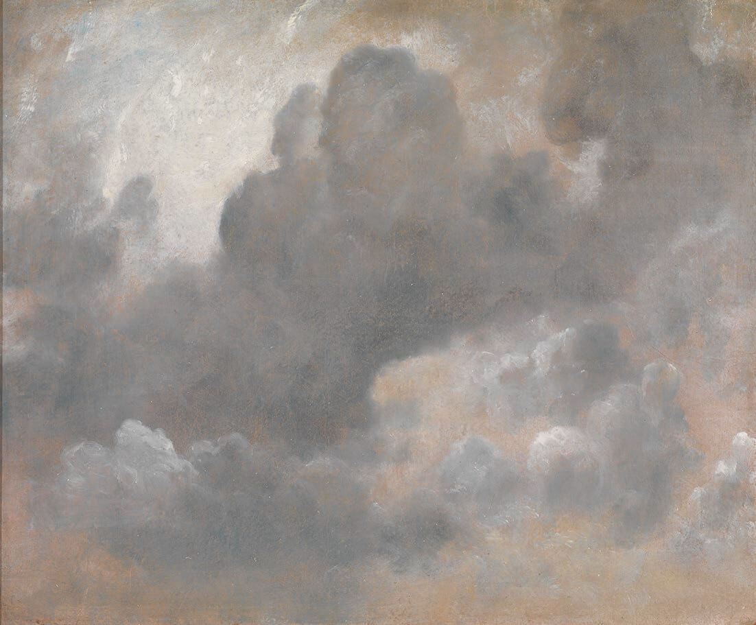 ジョン・コンスタブル《雲の習作》1822年、油彩／厚紙に貼った紙、47.6×57.5cm、テート美術館蔵 ©Tate