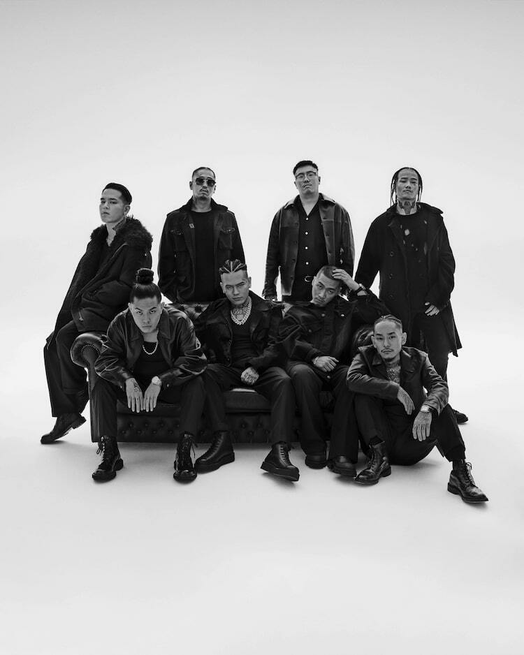 BAD HOPラストアルバムのFINAL Editionリリース決定、ジャケットに8人