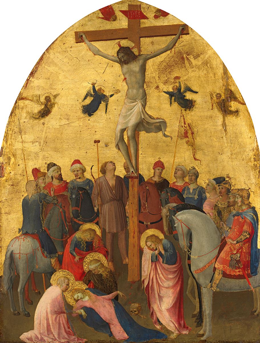 フラ・アンジェリコ （本名 グイド・ディ・ピエトロ）《キリストの磔刑》 1420-23年頃 ニューヨーク、メトロポリタン美術館 Maitland F. Griggs Collection, Bequest of Maitland F. Griggs, 1943 / 43.98.5