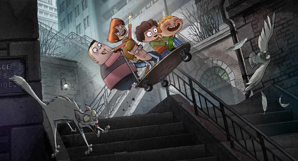 (C)2012 Diabolo Films, La Petite Reine, ARP, France 3 Cinema, PCF Magasin des Suicides le film Inc., Entre Chien et Loup, RTBF