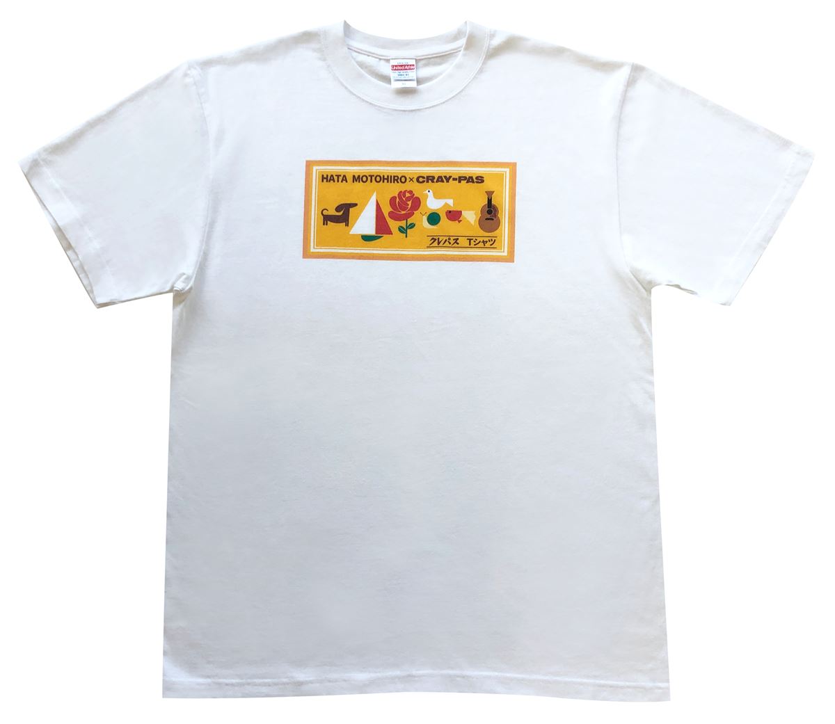 「HATA MOTOHIRO × CRAY-PAS」クレパスTシャツ