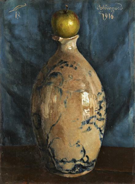 《壺の上に林檎が載って在る》1916年11月3日　東京国立近代美術館