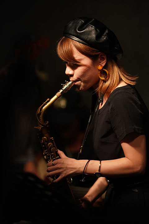 Jazz Yurie Yamazaki Funky Jazz Night 山崎ユリエ Sax 中村豊 Key 森多聞 Eb 福森康 Ds ぴあ