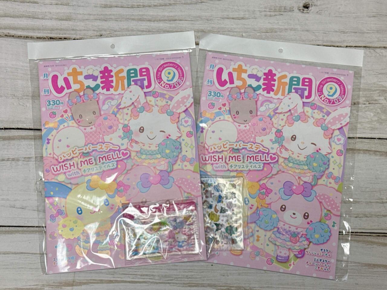 ローソンで購入！サンリオ『いちご新聞』付録の「サマーポーチ」が
