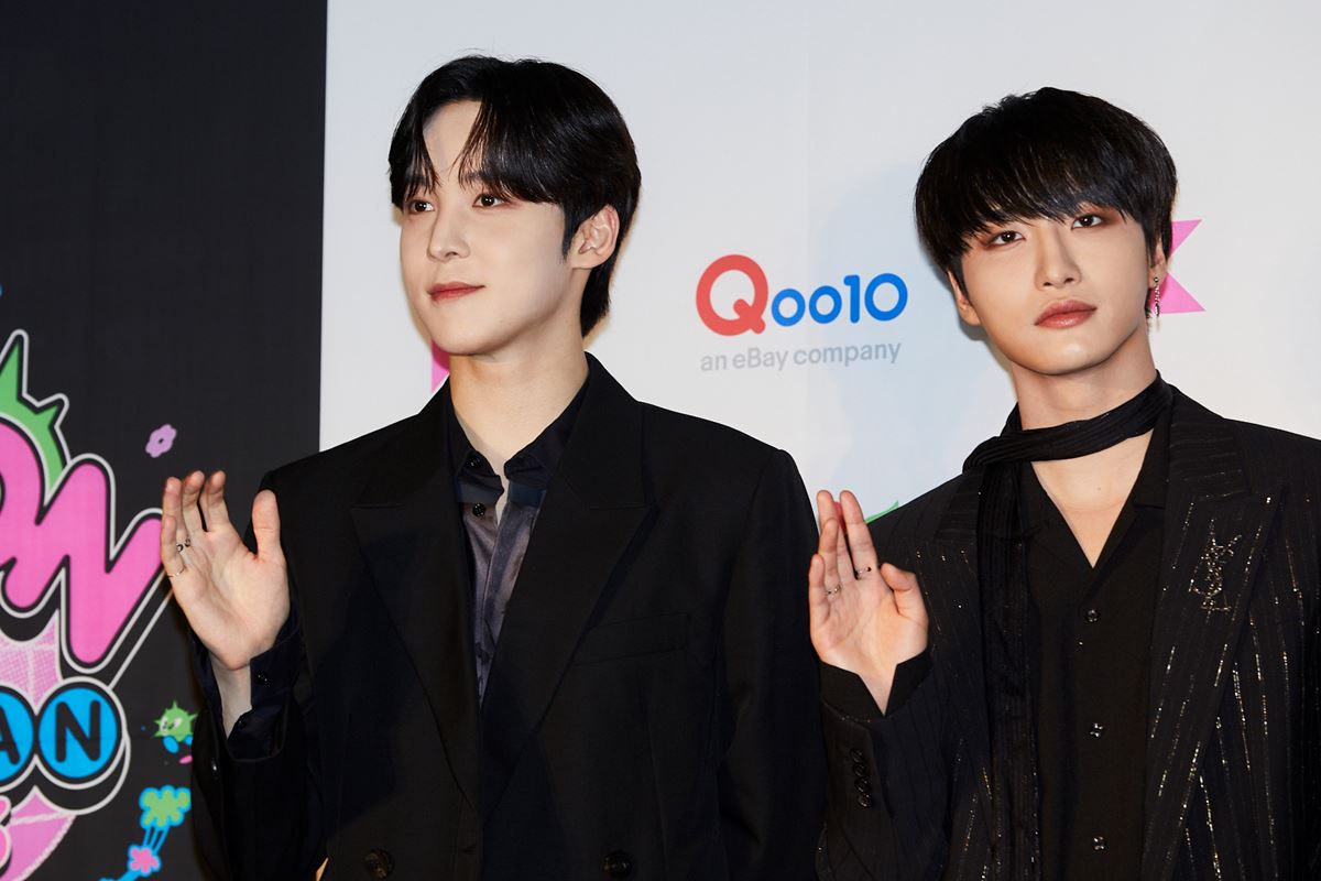 5月13日に幕張メッセで開催された「KCON JAPAN 2023」のレッドカーペットDAY2に登場したATEEZ 撮影：伊藤 由圭 (C)2023 CJ ENM. ALL RIGHTS RESERVED