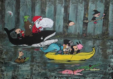 【貴重】絵本作家　谷口智則　版画「緑茶と鉄瓶」 絵本作家 谷口智則展 ～いろがうまれるものがたり～ | ぴあエンタメ情報