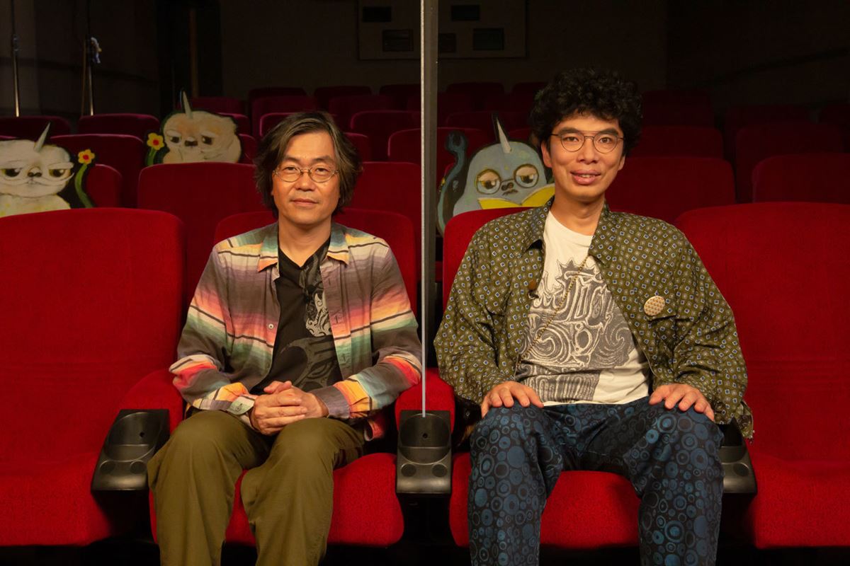 (左から)山岡信貴監督、片桐仁