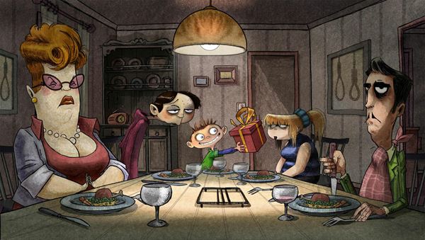 (C)2012 Diabolo Films, La Petite Reine, ARP, France 3 Cinema, PCF Magasin des Suicides le film Inc., Entre Chien et Loup, RTBF