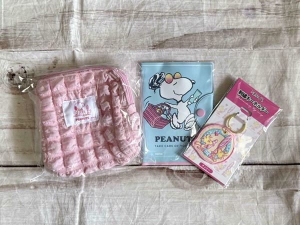 マツキヨココカラ　PEANUTS　スヌーピー　刺繍キーホルダー　セット ☆新品☆マツキヨココカラ PEANUTS スヌーピー 刺繍キーホルダー