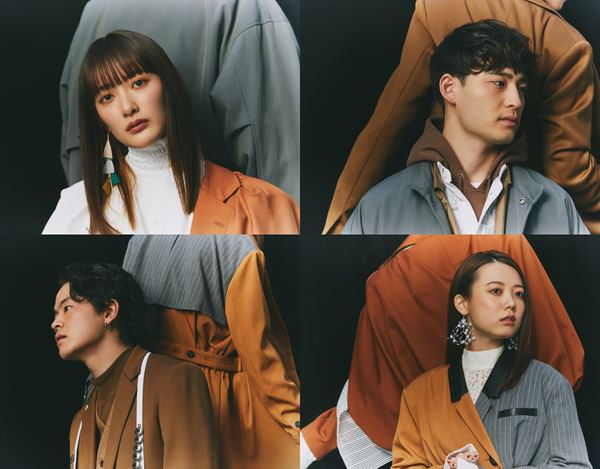 緑黄色社会、新アーティスト写真を公開 背中を預けられる仲間との“絆