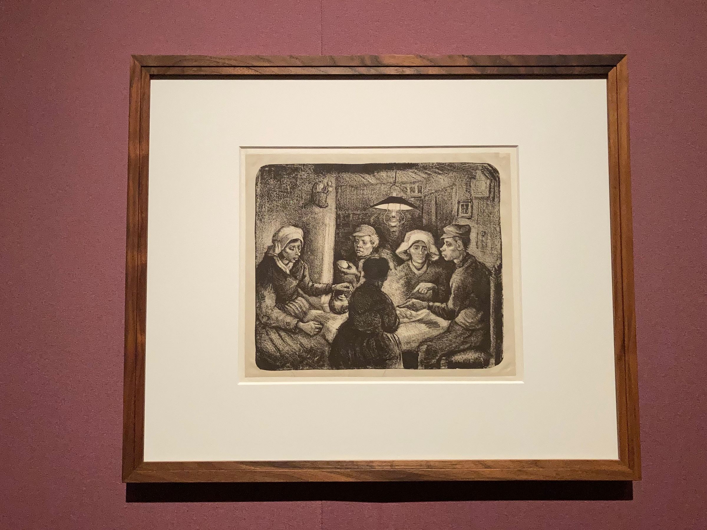 フィンセント・ファン・ゴッホ《じゃがいもを食べる人々》（1885）クレラー・ミュラー美術館蔵