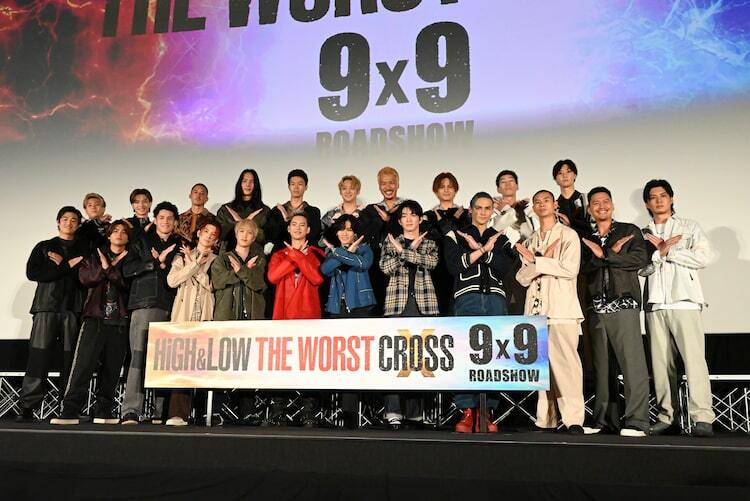 「highandlow The Worst X」キャスト22名集結、川村壱馬と三山凌輝が互いの印象語り合う ぴあ映画 0083