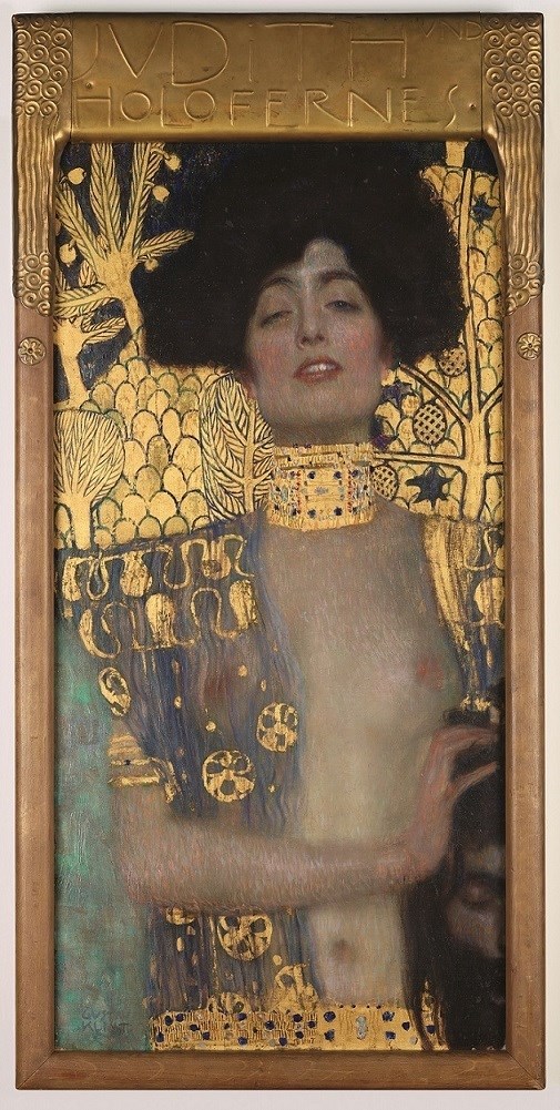 グスタフ・クリムト 《ユディトI》 1901 年 油彩、カンヴァス 84×42cm ウィーン、ベルヴェデーレ宮オーストリア絵画館 (c)Belvedere, Vienna, Photo : Johannes Stoll