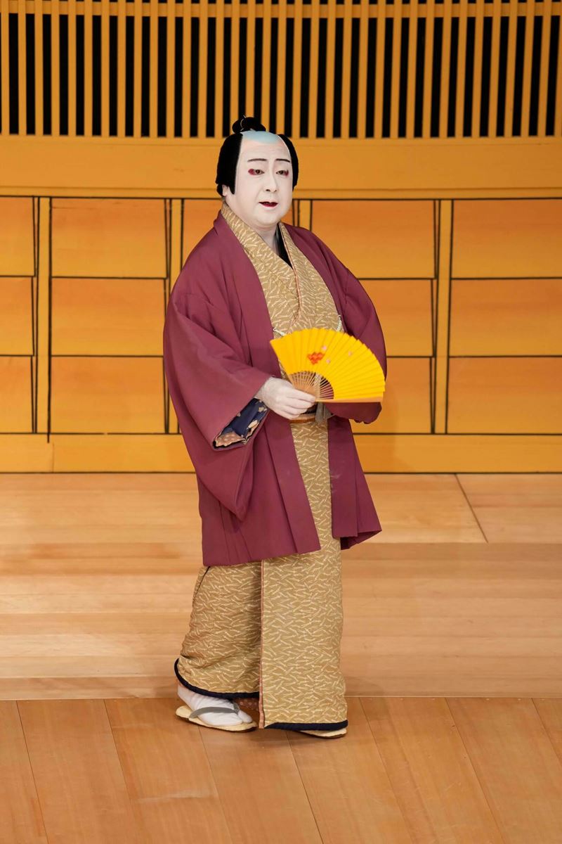 「十一月吉例顔見世大歌舞伎」より、通人里暁 = 中村鴈治郎　写真提供：松竹（株）