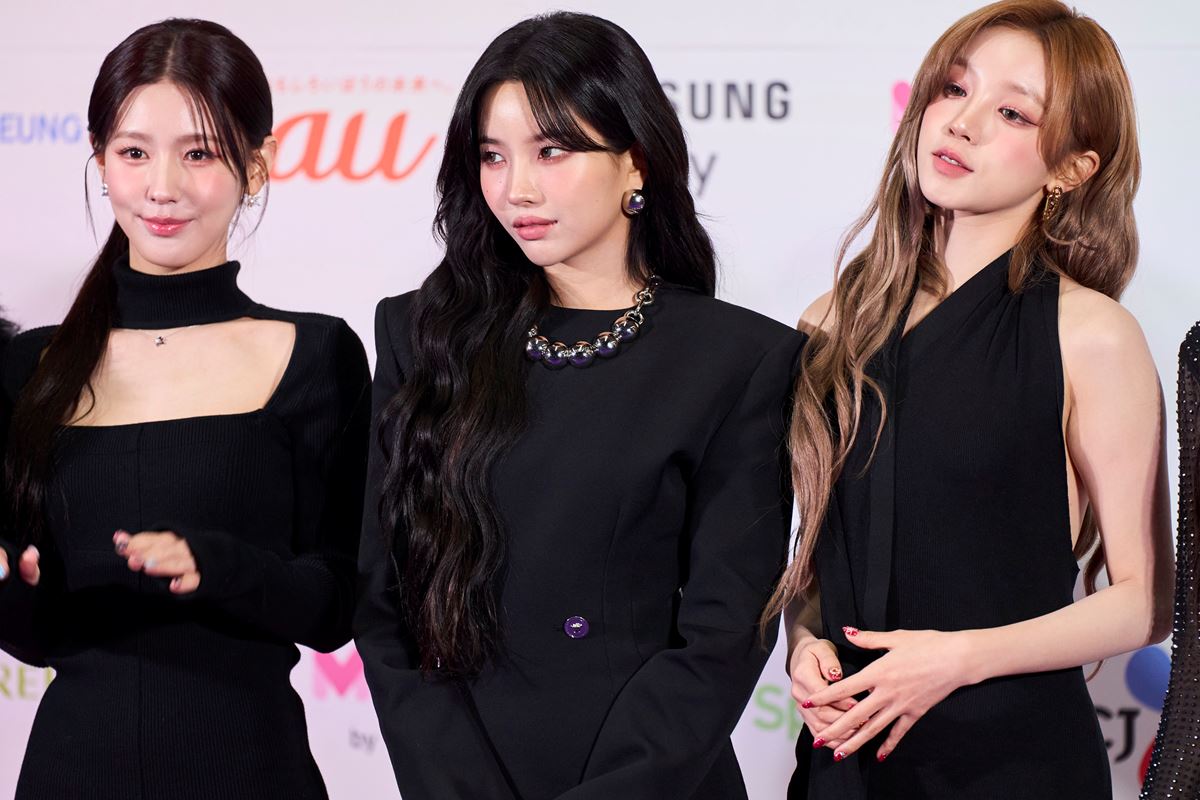11月28・29日に東京・東京ドームで開催された「2023 MAMA AWARDS」のレッドカーペットDAY2に登場した(G)I-DLE 撮影：伊藤 由圭 (C) CJ ENM Co., All Rights Reserved