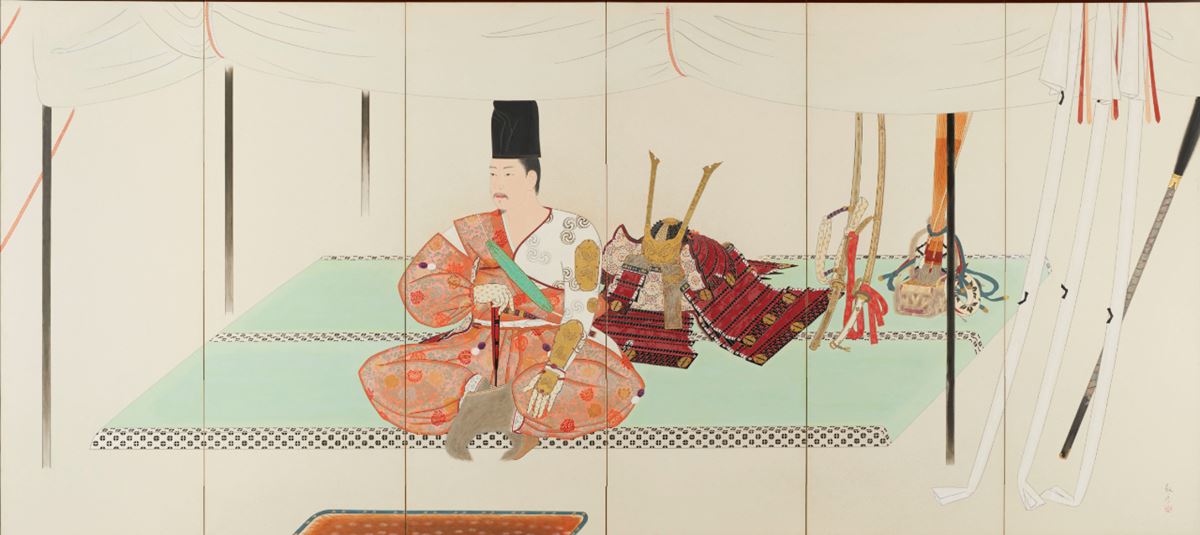 武士の姿・武士の魂』大倉集古館で 前田青邨《洞窟の頼朝》ほか武士の