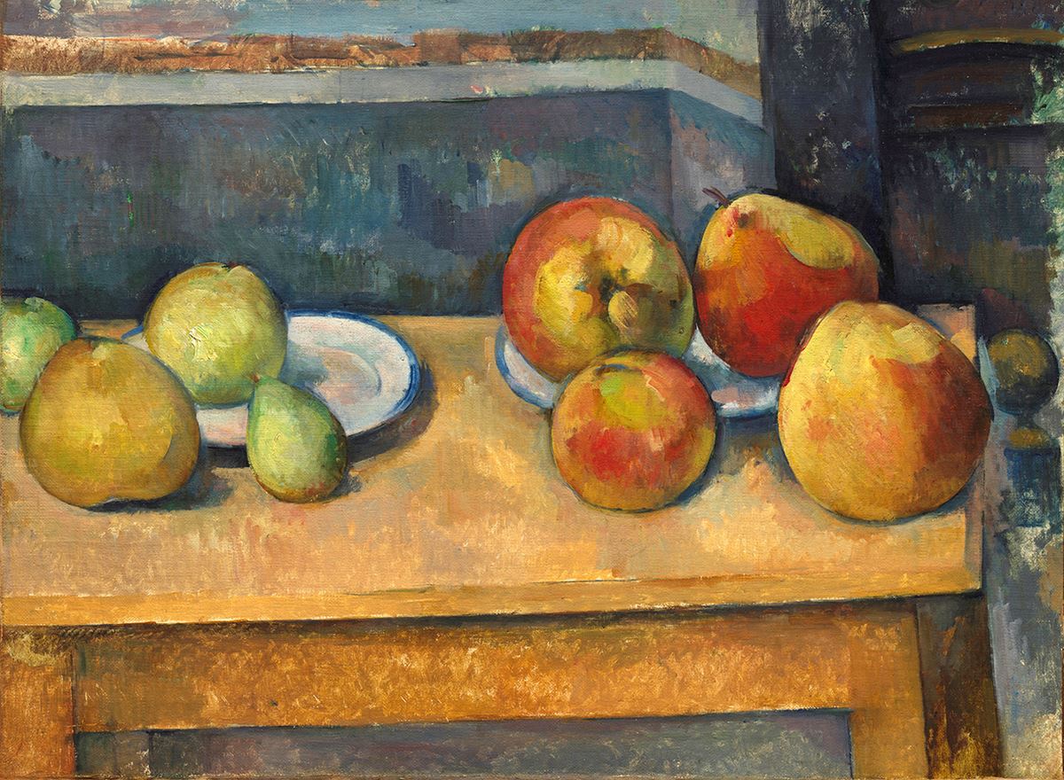 ポール・セザンヌ《リンゴと洋ナシのある静物》1891-92年頃 ニューヨーク、メトロポリタン美術館 Bequest of Stephen C. Clark, 1960 / 61.101.3